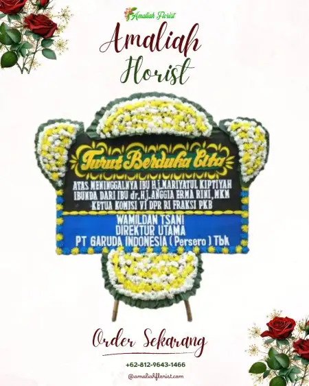 Papan Bunga Duka Buton